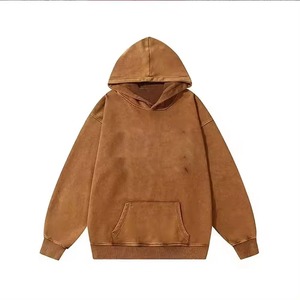 Sweat-shirts à capuche déchirés en coton 100 % de haute qualité, style décontracté sport, pour hommes et femmes, collection printemps, vente en gros - Product Image 4