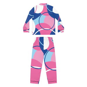 Ensemble de pyjama en satin rose pour femmes, vêtements de nuit soyeux à boutons, vêtements de détente doux, vêtements de maison confortables - Product Image 2