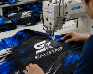 Salstar <b>Men</b> Long Sleeve Rash Guard Compression Shirt Quick Dry Sporty Fit Sublimation Print Four Way <b>Stretch</b> Flexible movement - Product Image 5