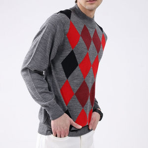 Men Oversized <b>Mock</b> <b>Neck</b> Long Sleeve 100% Cotton Breathable Soft Fabric Casual Streetwear <b>Top</b> - Product Image 3