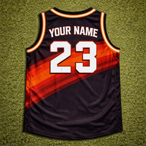 เสื้อบาสเก็ตบอลแบบกำหนดเองสำหรับทีมและลีก ไซส์พลัส แห้งเร็ว ระบายอากาศได้ดี ผ้าโพลีเอสเตอร์ 100% พิมพ์ลายชื่อผู้เล่น - Product Image 2