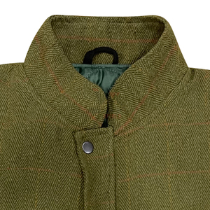 Veste en laine vert olive pour homme, imperméable, sans manches, gilet d'hiver, poches utilitaires, veste de chasse en plein air - Product Image 3