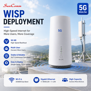 Routeur CPE 5G OpenWRT Wi-Fi 6E Pare-feu VPN WireGuard Connectivité multi-appareils 3GPP Rel-15 SunComm SC-5003-5GR - Product Image 3