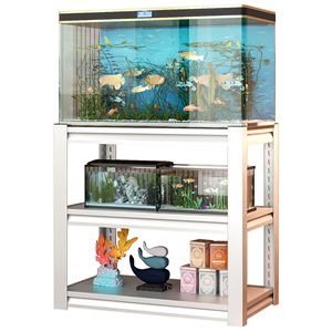 Soporte de Metal Resistente para Acuario de 20-30 Galones, 34'' de Ancho x 18'' de Profundidad x 31'' de Alto, Ajustable, para Peces y Reptiles, Accesorio para Acuario - Product Image 1
