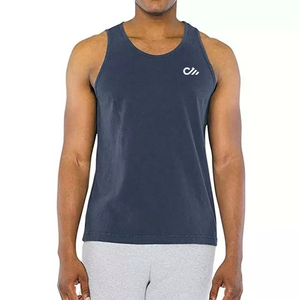 Débardeur noir pour homme avec lacets et capuche, style décontracté pour la gym, personnalisation de marque acceptée, fabriqué en polyester et élasthanne, conception OEM - Product Image 1