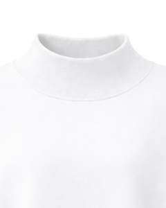 Sudadera de Forro Polar Blanca Personalizada para Mujer, Cuello Alto, Estilo Holgado, Informal, Cálida para Invierno, de Algodón y Poliéster, Ajuste Holgado, Top de Moda - Product Image 5