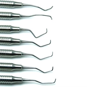 Juego de Instrumentos Quirúrgicos para Rellenos Dentales de Composite, 7 Piezas, Acero Inoxidable, Manual, Reutilizable, Agarre Ergonómico - Product Image 6