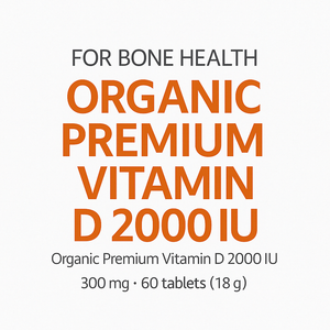 Vitamina orgánica D3 2000IU Nutrición para adultos Suplemento DE SALUD Tabletas para belleza interior y soporte óseo Corea Comida saludable OEM - Product Image 5