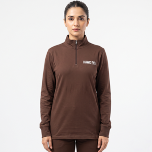 Custom <b>Women's</b> Long Sleeve <b>Quarter</b> <b>Zip</b> <b>Sweatshirt</b> Regular Fit Casual Fashion Pullover Breathable Solid Color <b>Women's</b> <b>Sweatshirt</b> - Product Image 5
