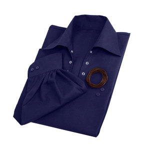 Chemise Jacobite écossaise traditionnelle 2026 bleu marine pour tenue Kilt des Highlands – Fournitures d'usine - Product Image 6