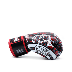 Guantes de Boxeo Profesionales Twins con Estampado Completo, 100% Cuero Genuino, para Entrenamiento, Combate, Artes Marciales y Deportes - Product Image 3