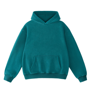 Sweat-shirt à capuche oversize en molleton de coton premium, personnalisable, vente en gros, fabricant de vêtements OEM ODM, modèle vierge oversize - Product Image 5