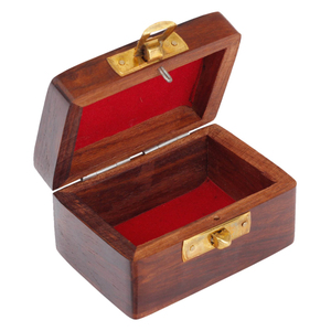 Custom Luxury Handmade Wooden Jewelry Box Vintage Floral Inlay Solid <b>Wood</b> <b>Jewellery</b> Storage Organizer Case For Gift Wholesale - Product Image 5