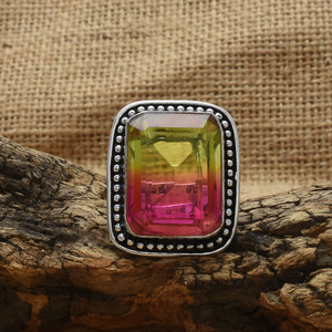 Tourmaline <b>Ring</b> <b>925</b> Sterling <b>Silver</b> Gemstone Jewelry Tourmaline <b>Ring</b> Handmade Gift <b>Ring</b> for Her - Product Image 5