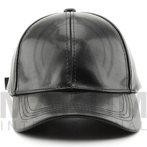 Nueva Gorra de Béisbol de Piel Sintética para Verano, Gorra de Béisbol Vintage de Color Sólido, Gorra Deportiva para Exteriores con Protección Solar - Product Image 2