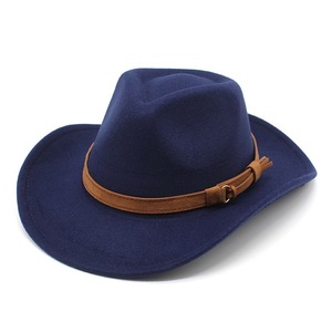Chapeau de cowboy décontracté de haute qualité pour homme, style western, pour l'extérieur, avec bandes, pour l'escalade - Product Image 3