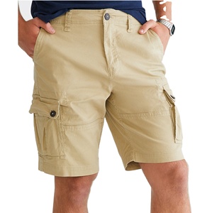 Servicio OEM, Pantalones Cortos Cargo Casuales para Hombre, 100% Algodón, Transpirables, de Secado Rápido, Ecológicos, Cintura Media, Cierre de Botones, 220g, Personalizables - Product Image 1