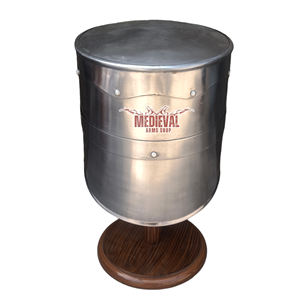 Casque de Chevalier Templier Médiéval en Acier Doux avec Croix en Laiton – Armure de Croisé pour Affichage Historique et Reconstitutions (Costume Adulte) - Product Image 3