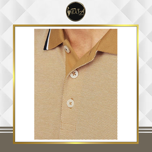 เสื้อโปโลแขนสั้นผู้ชายผ้าฝ้ายและโพลีเอสเตอร์คุณภาพสูงแห้งเร็วขายดีที่สุดในราคาตลาดที่น่าสนใจ - Product Image 6