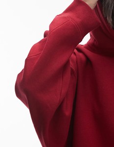 Sudadera con Capucha para Mujer 2026, Unisex, Oversize, de Color Liso, Forro Polar de Algodón, con Logo Estampado Frontal, Estilo Urbano de Otoño, Ajuste Regular - Product Image 5
