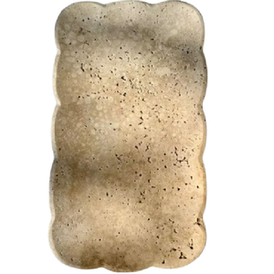 Modern Natural Beige Marble Art Deco Square Shape <b>Trays</b> for Home Storage <b>Dinner</b> and Jewelry Plates - Product Image 6