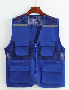 Gilet de sécurité routière personnalisable, design sur mesure, prix abordable, durable, respirant, écoresponsable, service OEM. - Product Image 3