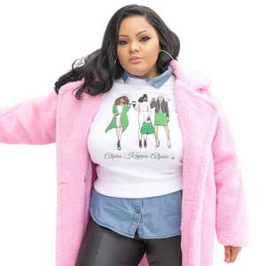 Sweat-shirt AKA MFV Sister Sister pour femme, col rond, coton premium, décontracté, élégant, confortable - Product Image 2