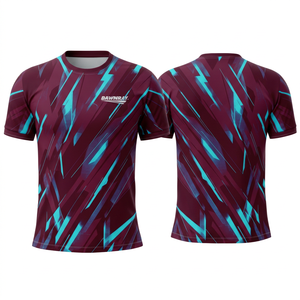 Custom Printed Full Sublimation Breathable T-Shirt for Promotional Wear | <b>Men</b> Women Adults Sizes | Lightweight Quick Dry Short - Product Image 3