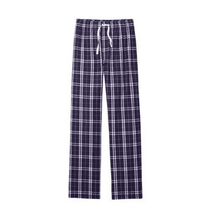 Pantalones de Franela para Hombre, Pantalones de Pijama a Cuadros, Pantalones de Algodón Suave para Estar en Casa, con Bolsillos Laterales, Corte Relajado, Ropa de Dormir Clásica - Product Image 1
