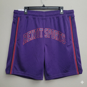 Pantalones Cortos de Baloncesto de Malla Personalizados para Hombre REXFIT SPORTS, Pantalones Deportivos Transpirables con Franja Lateral para Gimnasio, en Venta - Product Image 5