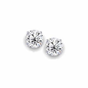 IGI Certified Round Brilliant Cut Lab Grown Diamond Earrings 4 Prong 10K 14K 18K Gold Loose Lab Diamond <b>Stud</b> Earrings Wholesale - Product Image 6