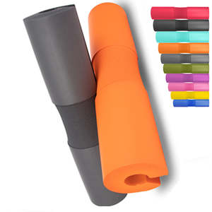 Almohadilla de barra de pesas para sentadillas, gruesa, rosa, personalizable, para levantamiento de pesas, para gimnasio, de la marca Lift Quality Fitness - Product Image 1