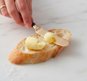 Ensemble de 9 couteaux à fromage en acier inoxydable, lame dorée, manche noir, couteaux à étaler, outils à fromage durables - Product Image 6