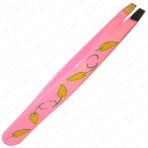 Salon Stainless Steel Slanted Eyebrow Tweezers Paper Coated Custom Precision Hair Removal Beauty <b>Tool</b> Professional Use - Product Image 3