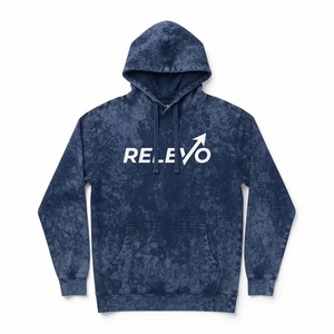 Sudadera con Capucha Relevo Tie Dye para Hombre, Corte Regular, Algodón French Terry, Informal, con Bolsillo Delantero y Logotipo con Transferencia Térmica - Product Image 3
