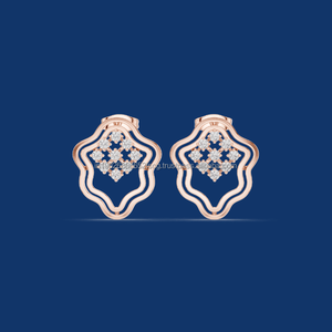 Lena Jewels Boucles d'oreilles en plaqué or rose 14 carats pour filles - Product Image 1