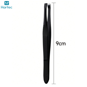 Pince à épiler pour sourcils de qualité supérieure, portable, précise, pour l'épilation, à pointe inclinée, en acier inoxydable - Product Image 2