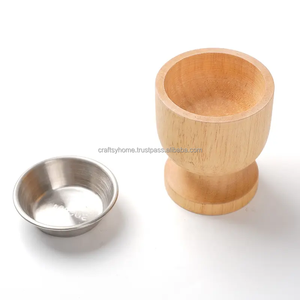 Último diseño de taza de madera Mubkhar, quemador de Bukhoor de Metal, madera para regalo de Ramadán, quemador de incienso Mubkhar por Craftsy Home - Product Image 2