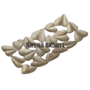 Nouveau design de plateau de service de fruits bol à vaisselle avec finition dorée décoration de table d'hôtel et de restaurant bols à plateau de service à salade - Product Image 5