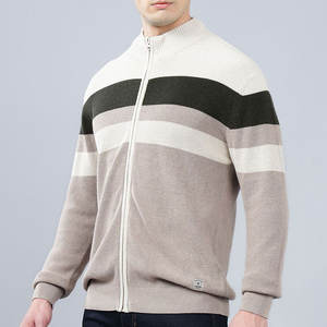 Suéter Deportivo de Otoño para Hombre, Cuello Alto con Cierre, Corte Ajustado, Transpirable, Ecológico, 100% Felpa - Product Image 3