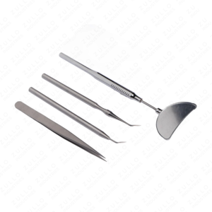 4Pcs Stainless Steel Eyelash Extension Tweezers & Lash Mirror Set Professional Precision Beauty <b>Tools</b> for Lash Artists - Product Image 5