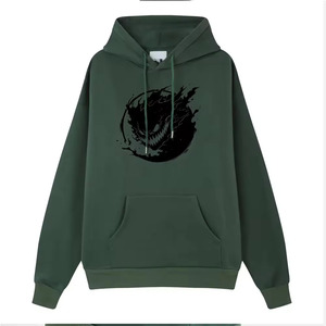 Wholesale Hoodies High Quality Customized Cotton <b>Blended</b> Made Men Pullover Hoodies - Product Image 1