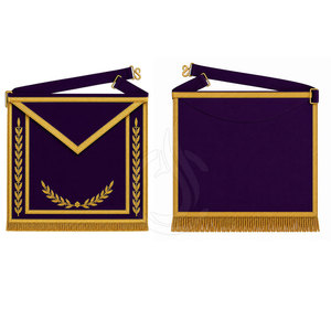 Tabliers maçonniques professionnels conçus avec un tissu de qualité supérieure, une broderie soignée, une finition durable et un confort pour une utilisation quotidienne. - Product Image 6