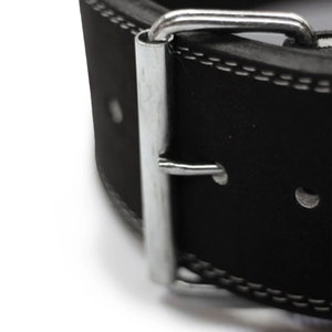 Ceinture de musculation en cuir véritable, robuste, pour la musculation, le bodybuilding et l'haltérophilie - Product Image 2