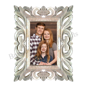 Marco de Fotos de Madera Sólida de Lujo, Hecho a Mano con Acabado Natural, Decoración de Escritorio para Hogar, Oficina, Hotel, Estilo Vintage Plus - Product Image 5