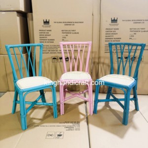 Sillas Infantiles de Ratán Natural Hechas a Mano de Primera Calidad para Alquiler, Decoración de Eventos, Fiestas de Cumpleaños, Bodas, Fabricante OEM Vietnam - Product Image 6