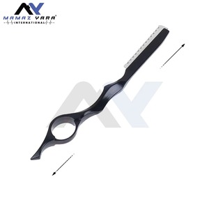 Rasoir de coiffure professionnel de haute qualité pour salon, lame simple en acier inoxydable durable, personnalisable pour la texture des cheveux - Product Image 2