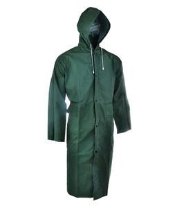 Professional Waterproof Hi Vis Hooded Security Patrol Night OEM Wholesale Custom Reflective Rain Coat - Product Image 2