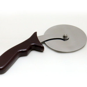 Roulette à pizza professionnelle en acier inoxydable, coupe-pâte robuste, poignée en plastique antidérapante, outils de pâtisserie pour la cuisine - Product Image 2