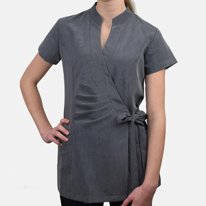 Tunic <b>Top</b> Salon Spa Uniforms Spandex Cotton Polyester Breathable Custom Colors Custom Logo Unisex - Product Image 4